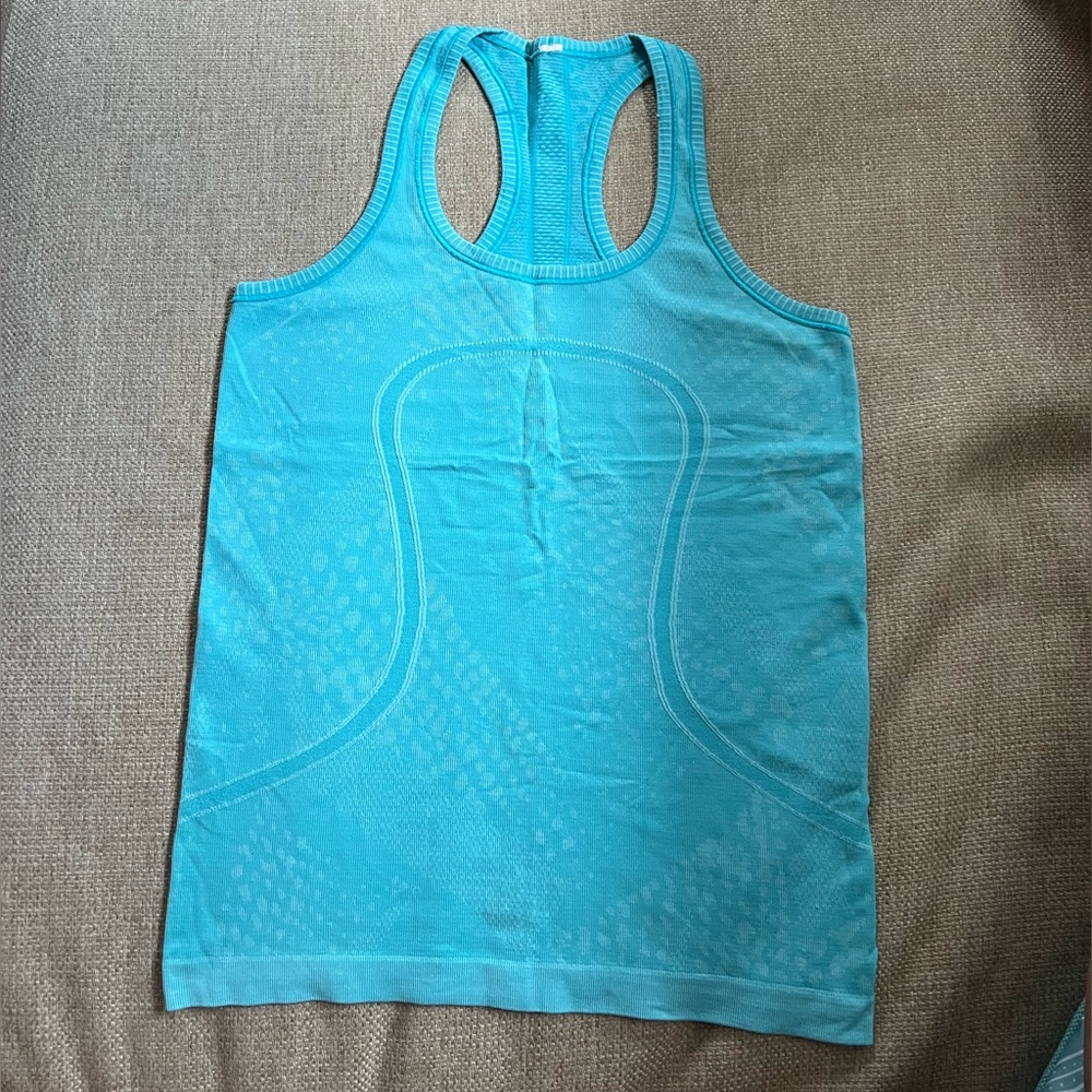 Lululemon blue Swiftly Tech Racerback Tank - EUC